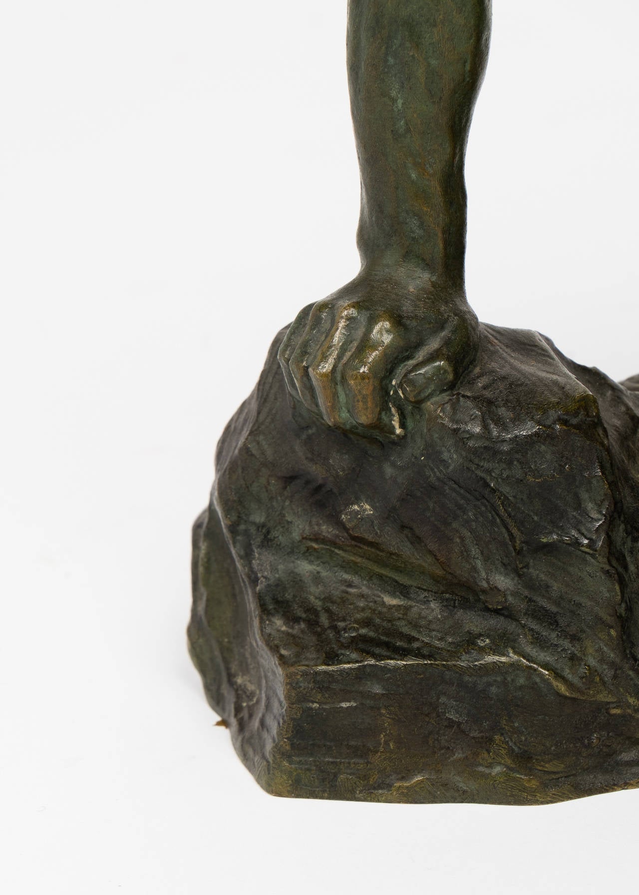 Vintage Bronze Sculpture Signed by Ouline 1