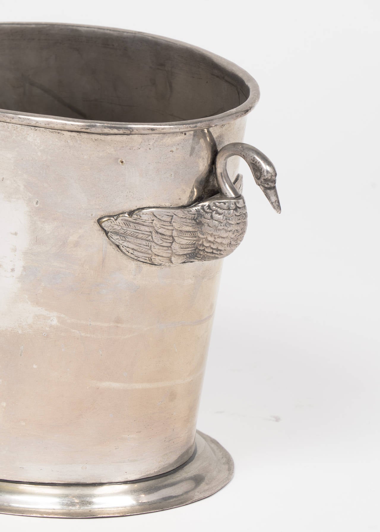 Silver Plate Antique Swan 