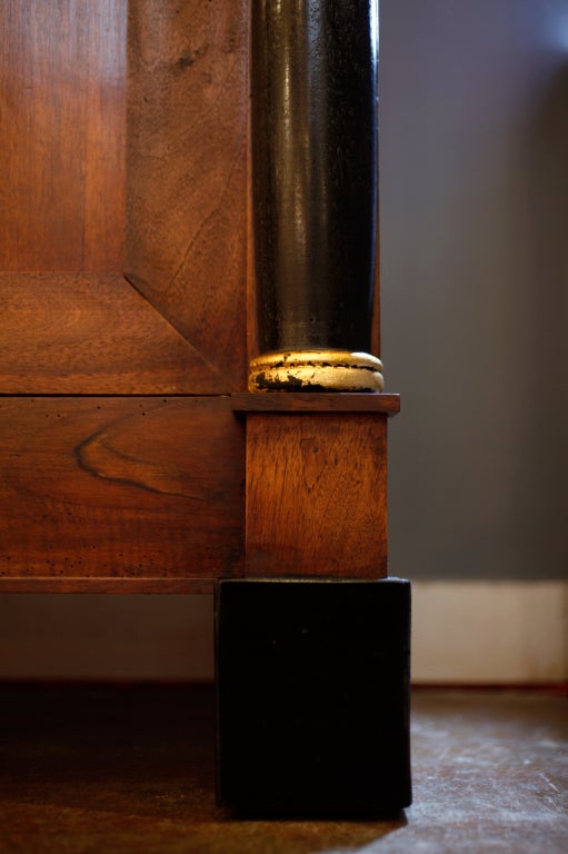 French Empire Style Walnut Buffet 7