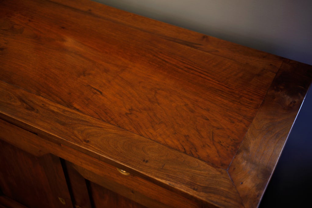 French Empire Style Walnut Buffet 1