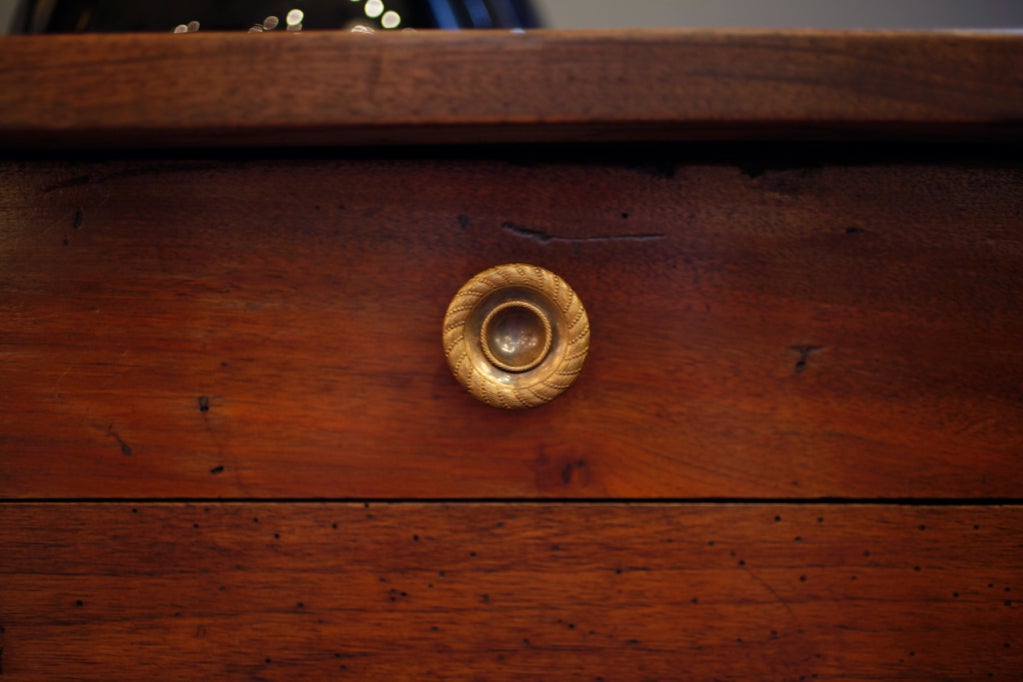 French Empire Style Walnut Buffet 4