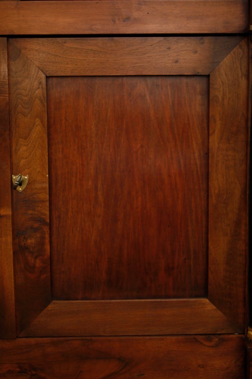 French Empire Style Walnut Buffet 5