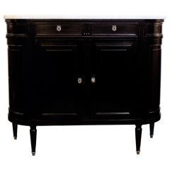 Louis XVI Ebonized Mahogany Buffet