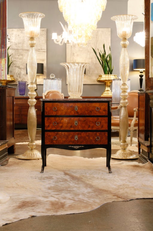 French Transition Rosewood Chest of Drawers