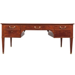 Antique Louis XVI Style Mahogany Desk