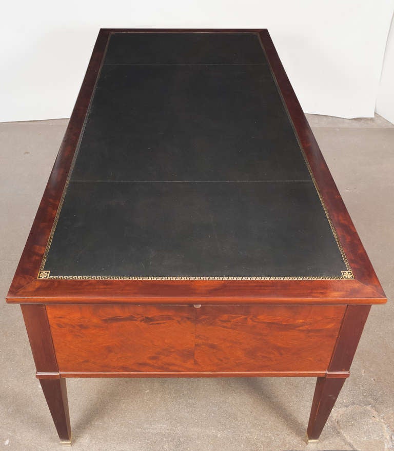 Louis XVI Style Mahogany Desk 1