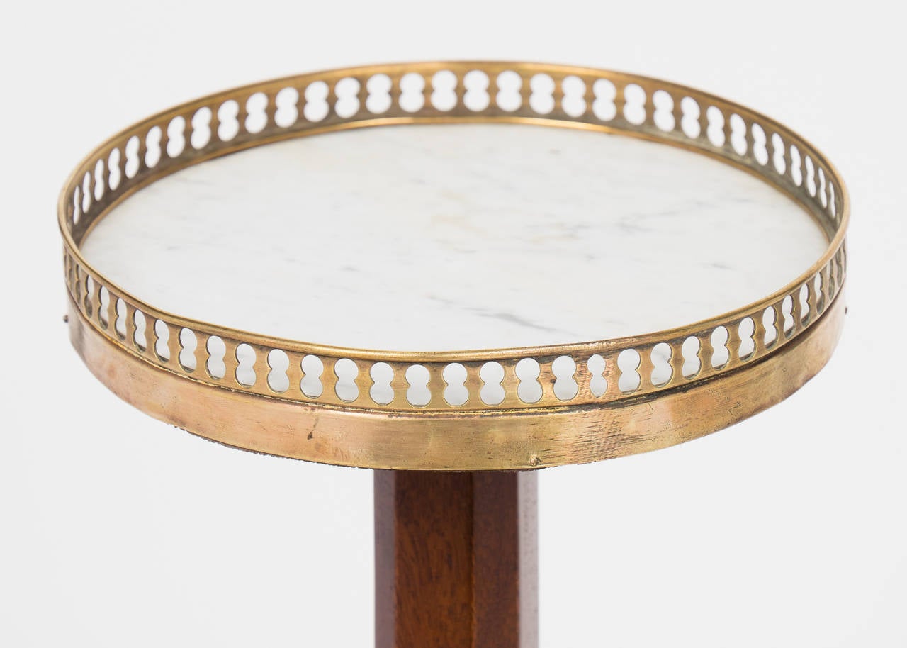 Louis XVI Mahogany Side Table 1