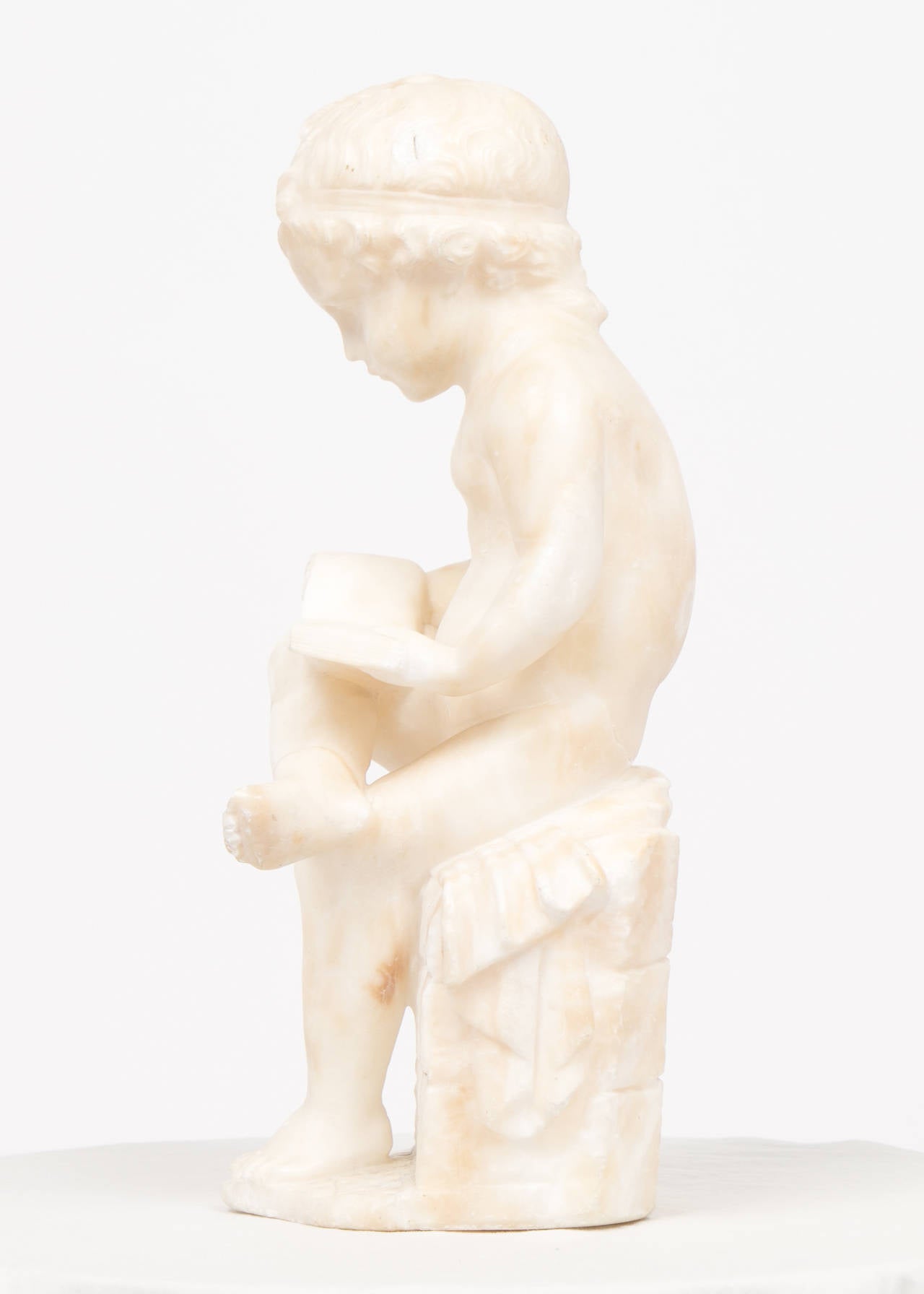 Italian 19th Century Sculpture of Alabaster after 