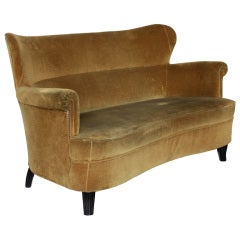 Vintage Italian Zanuso Style Sofa