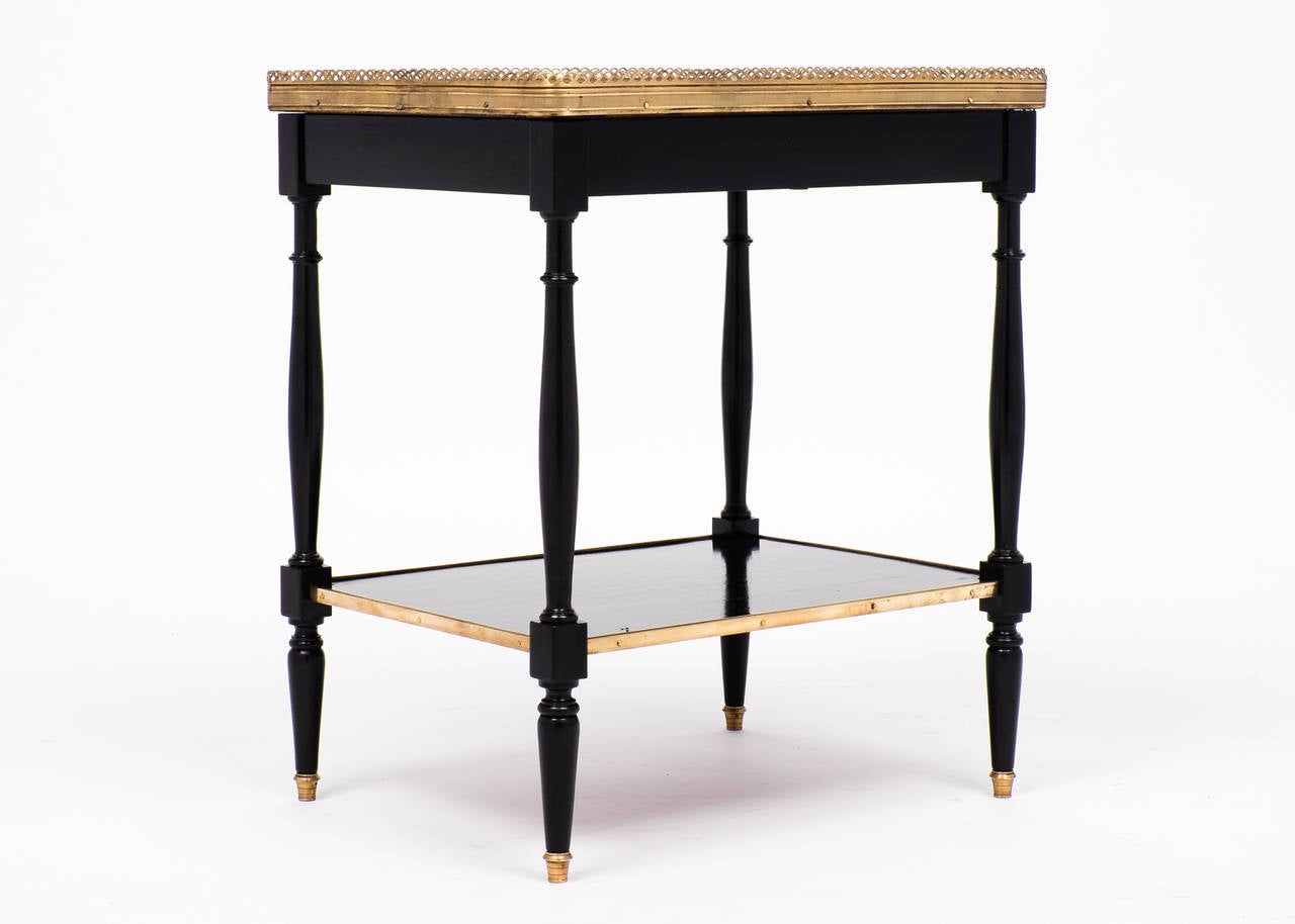 Cast French Directoire Side Table