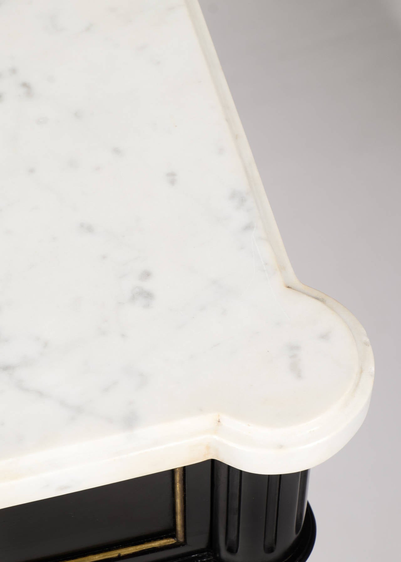Louis XVI Carrara Marble-Top Buffet 1