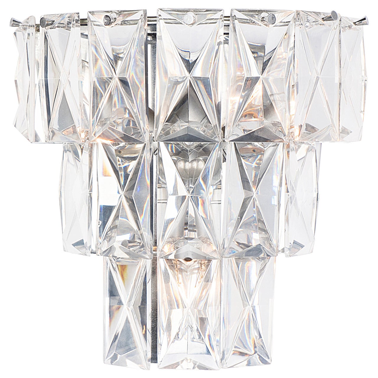 Baccarat Crystal Wall Sconce at 1stDibs baccarat wall sconces