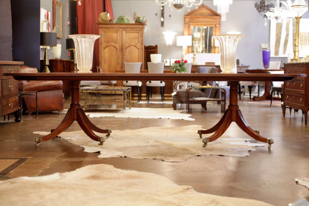 English Regency Mahogany Dining Table 1