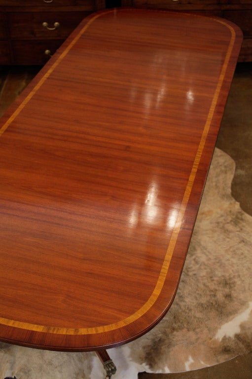 English Regency Mahogany Dining Table 2