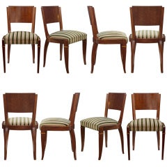 Set of 8 Art Deco Dining Chairs