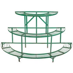 French Demilune Garden Shelf