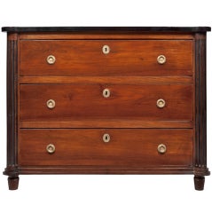French Louis XVI Period Solid Walnut Chest