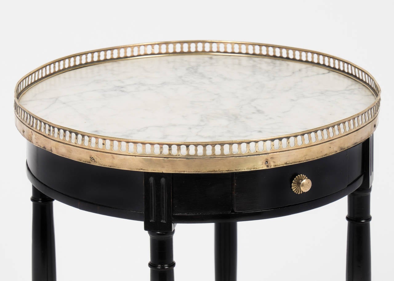 Brass French Directoire Style Side Table