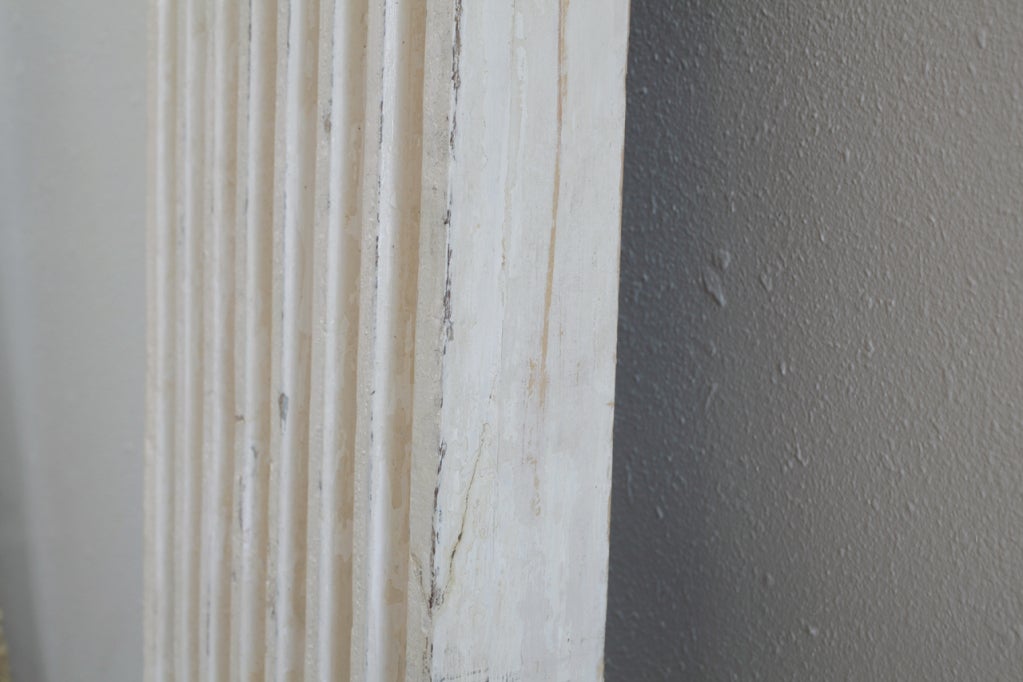 Neoclassic Pair of 10' Tall Hand Painted Oak Pilasters 3