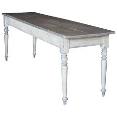 French Louis Philippe Hand Painted Console Table