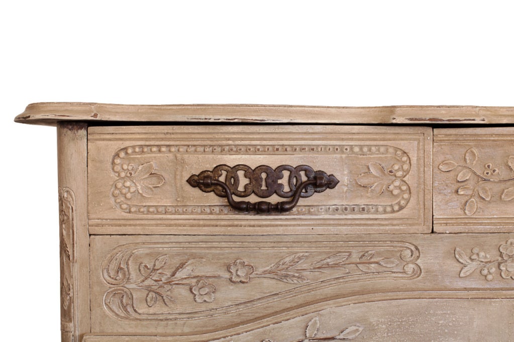 20th Century Hand Carved & Painted Buffet