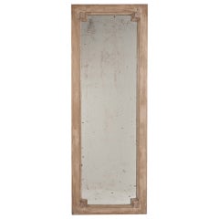 Antique Hand Painted Full Length Mirror