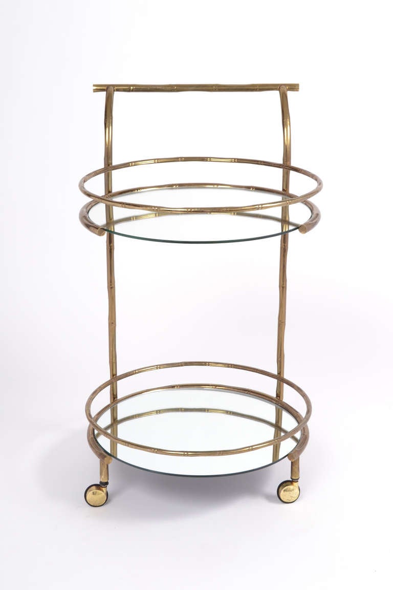 Mid-Century Modern Bagues Style Brass 