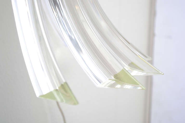 Appliques « Curve » en verre de Murano dans le style de Venini en vente 2