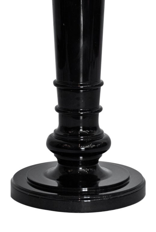 Neoclassic Black Marble Pedestal 3