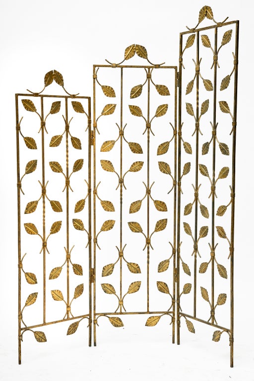 Spanish Gilded Forged Iron Screen 6