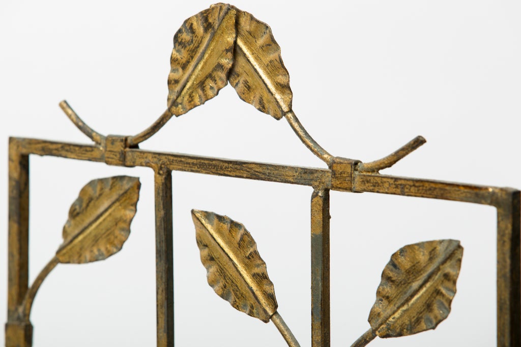 Spanish Gilded Forged Iron Screen 1