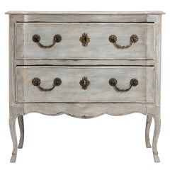 Louis XV Style Blue Patina Chest of Drawers