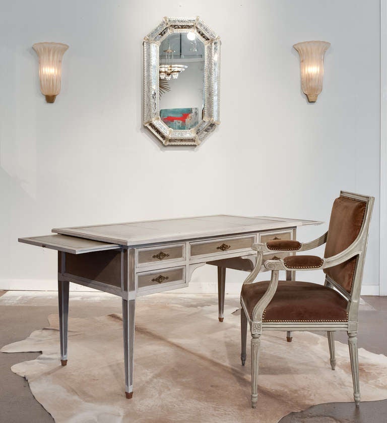 Louis XVI Leather Top Desk at 1stdibs