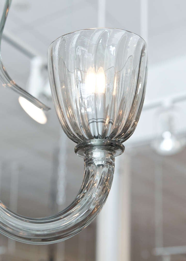 Lámpara de cristal ahumado de Murano de Seguso Cristal de Murano en venta