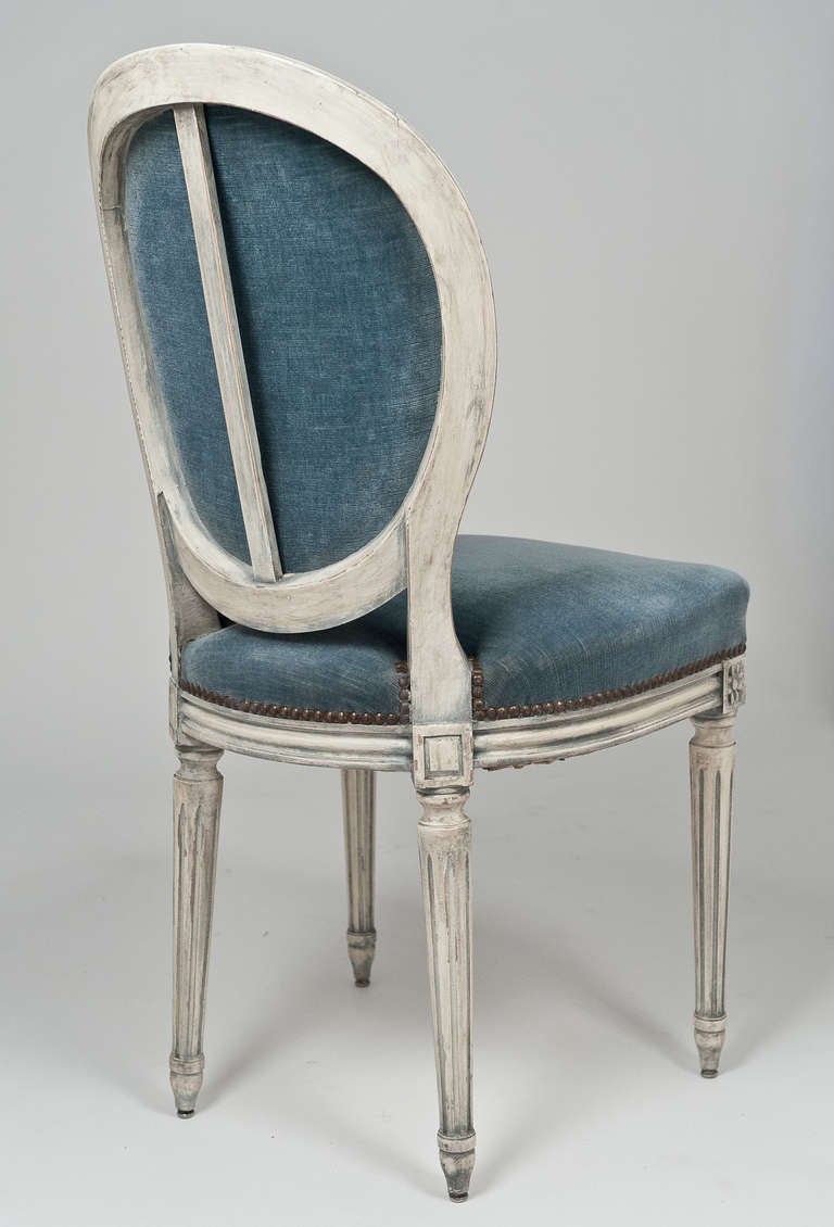 Set of 6 Louis XVI Side Chairs In Good Condition In Austin, TX