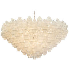 Spectacular Murano Blown Glass Manubri Chandelier 10