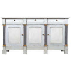 French Directoire Style Walnut Buffet