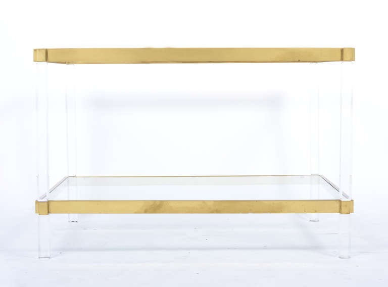 Mid-Century Modern Vintage Lucite  Table