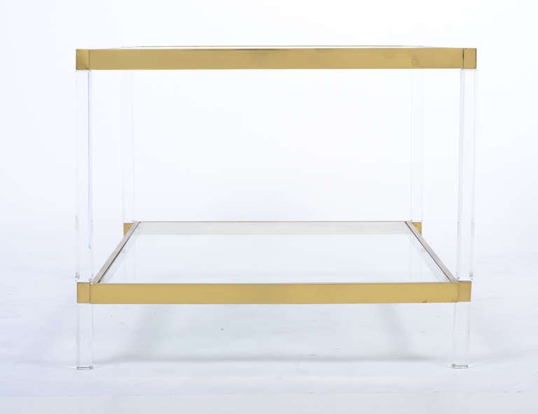 Mid-20th Century Vintage Lucite  Table