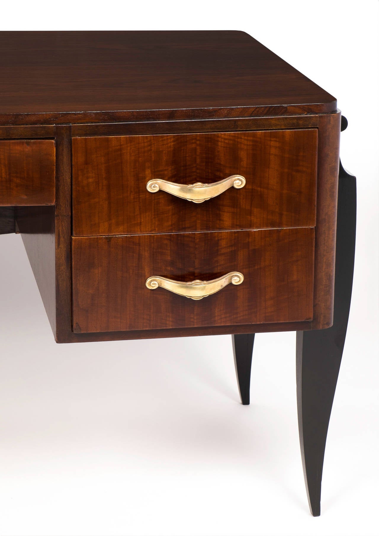 French Art Deco Period Rosewood Desk 1