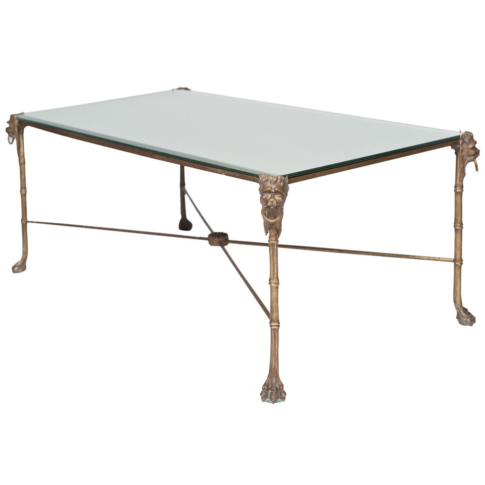 Vintage Maison Charles Bronze Coffee Table