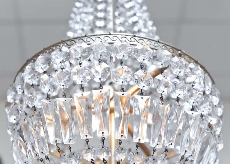 French Empire Style Crystal Chandelier 1