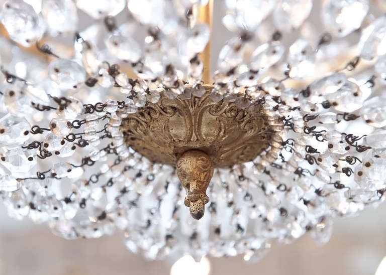 French Empire Style Crystal Chandelier 2