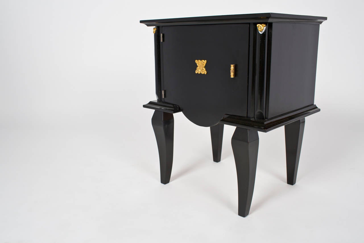 André Arbus Style French Side Tables In Good Condition In Austin, TX