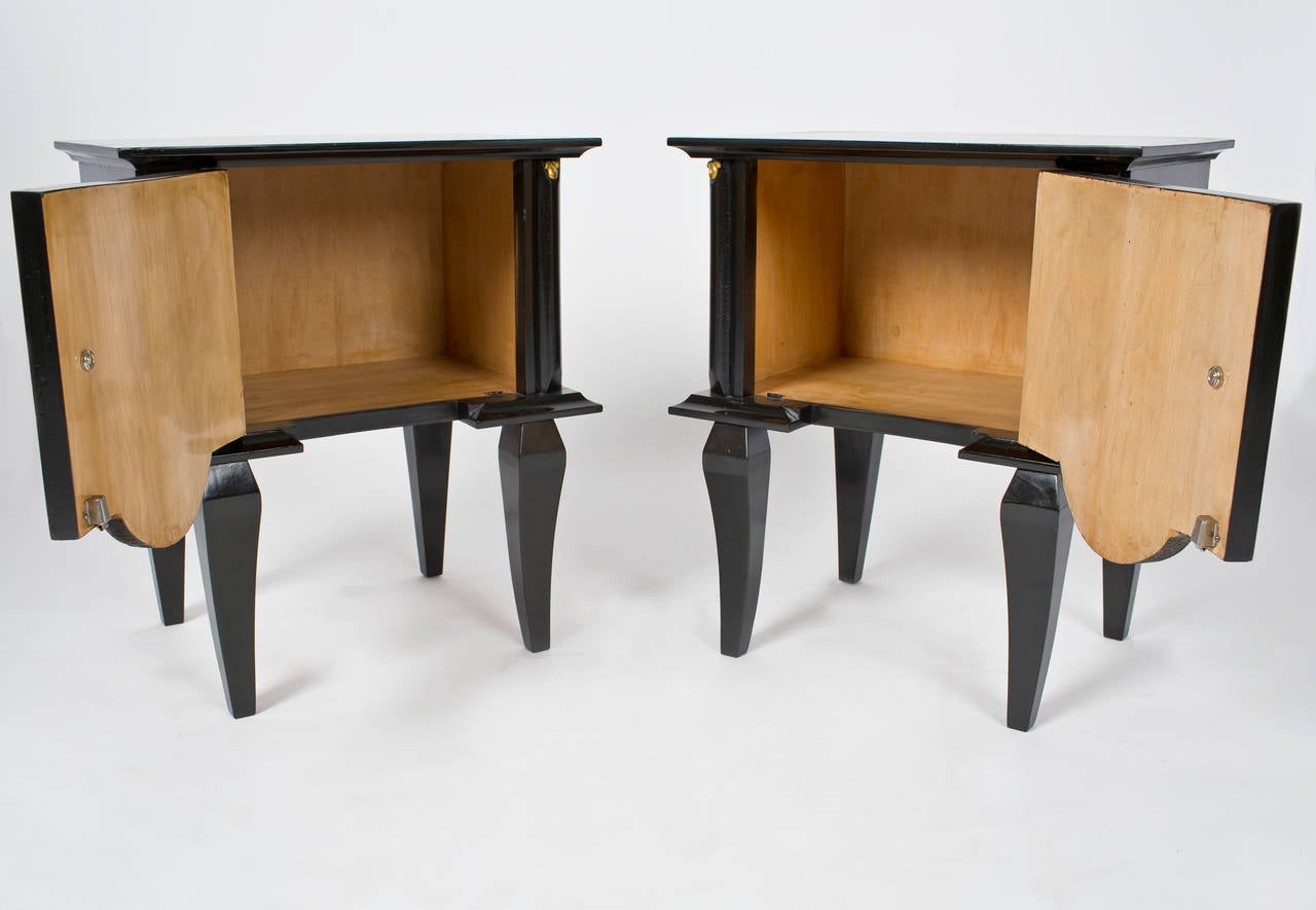 Art Deco André Arbus Style French Side Tables