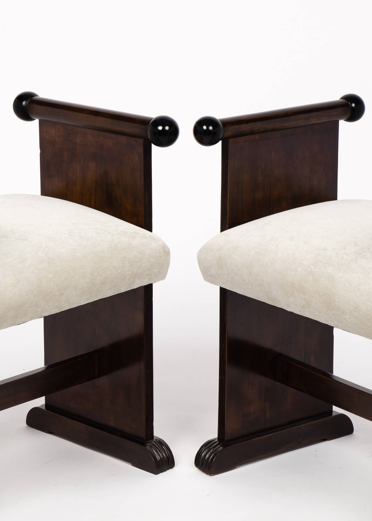 Pair of Viennese Art Deco Period Benches 2