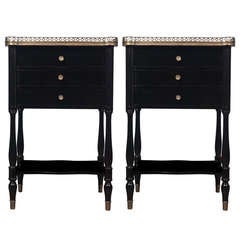 Pair of Directoire End Tables