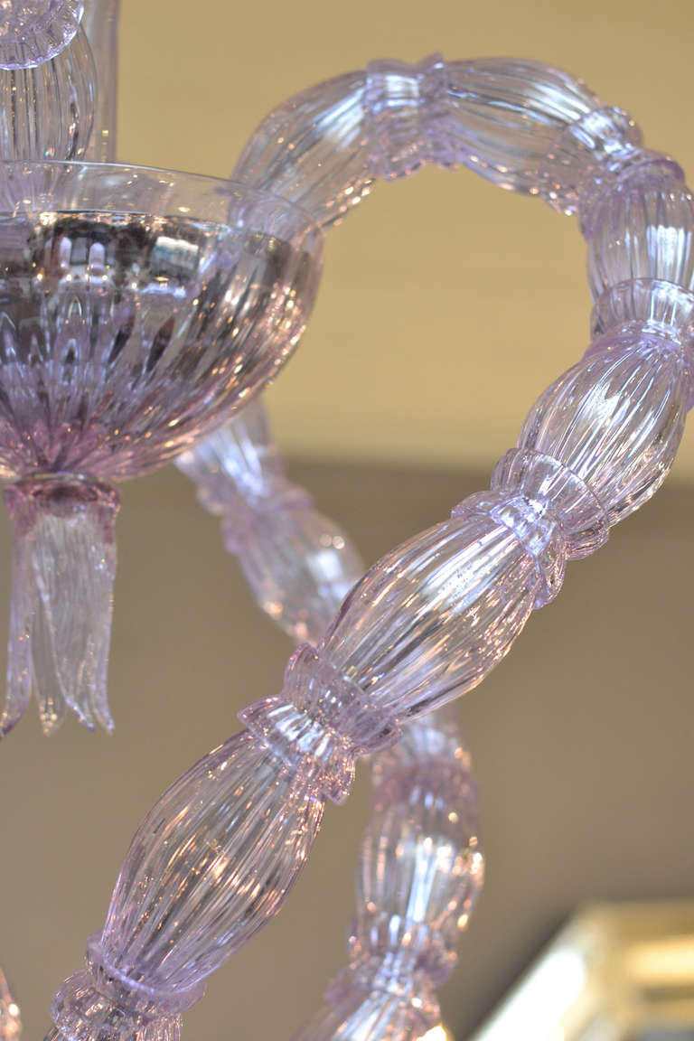 XXIe siècle et contemporain Lustre en verre d'Alessandrite de Murano, Gabbiani en vente