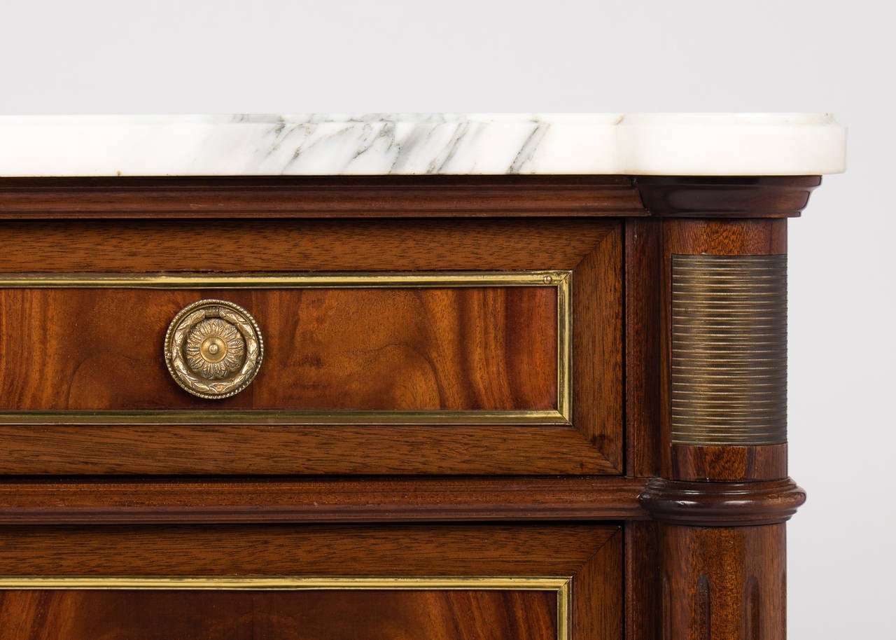 Louis XVI Marble-Top Chest of Drawers 2