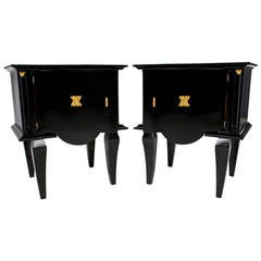 André Arbus Style French Side Tables